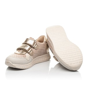 Детские кросівки Woopy Fashion бежевые для девочек натуральный нубук размер 21-21 (10022) Фото 2