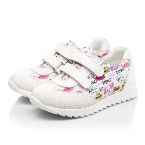 Детские кросівки Woopy Fashion разноцветные для девочек натуральная кожа размер 22-24 (10025) Фото 3