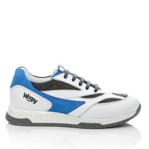 Детские кросівки Woopy Fashion белые для девочек натуральная кожа, нубук размер 34-39 (10083) Фото 4