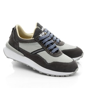 Детские кросівки Woopy Fashion серые для мальчиков натуральный нубук и искусственный материал размер 29-33 (10096) Фото 1