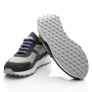 Детские кросівки Woopy Fashion серые для мальчиков натуральный нубук и искусственный материал размер 29-33 (10096) Фото 2