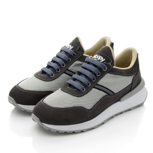 Детские кросівки Woopy Fashion серые для мальчиков натуральный нубук и искусственный материал размер 29-33 (10096) Фото 3