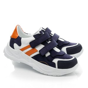 Детские кросівки Woopy Fashion разноцветные для мальчиков натуральная кожа, нубук размер 30-30 (10108) Фото 1