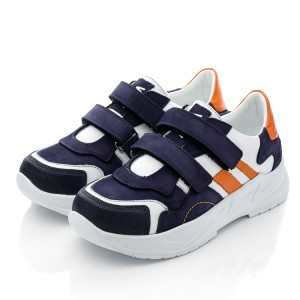 Детские кросівки Woopy Fashion разноцветные для мальчиков натуральная кожа, нубук размер 30-30 (10108) Фото 3