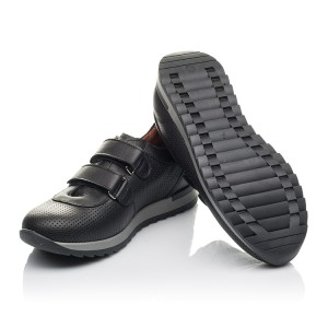 Детские кросівки Woopy Fashion черные для мальчиков натуральная кожа размер 30-37 (10153) Фото 2