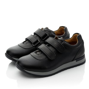 Детские кросівки Woopy Fashion черные для мальчиков натуральная кожа размер 30-37 (10153) Фото 3