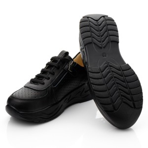 Детские кросівки Woopy Fashion черные для девочек натуральная кожа размер 31-37 (10162) Фото 2