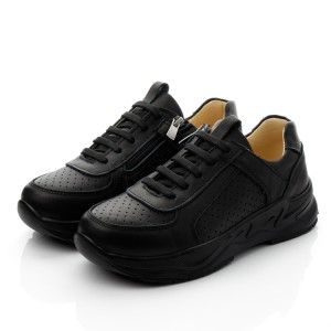 Детские кросівки Woopy Fashion черные для девочек натуральная кожа размер 31-37 (10162) Фото 3