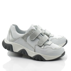 Детские кросівки Woopy Fashion белые для девочек натуральная кожа и нубук размер 31-31 (10241) Фото 1