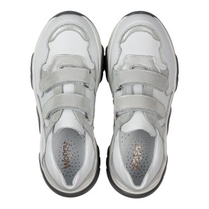 Детские кросівки Woopy Fashion белые для девочек натуральная кожа и нубук размер 31-31 (10241) Фото 4