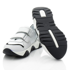 Детские кросівки Woopy Fashion белые для девочек натуральная кожа и замша размер 28-31 (10252) Фото 2