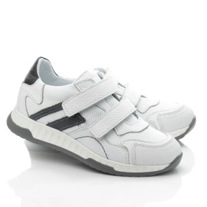 Детские кросівки Woopy Fashion белые для мальчиков натуральная кожа размер 28-36 (10261) Фото 1
