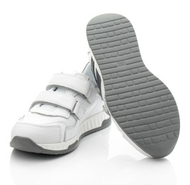 Детские кроссовки Woopy Fashion белые для мальчиков натуральная кожа размер 28-37 (10261) Фото 2