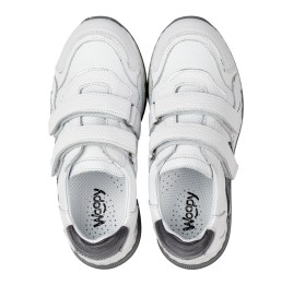 Детские кроссовки Woopy Fashion белые для мальчиков натуральная кожа размер 28-37 (10261) Фото 3