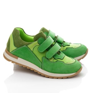 Детские кросівки Woopy Fashion зеленые для девочек натуральный нубук размер 29-31 (10263) Фото 1