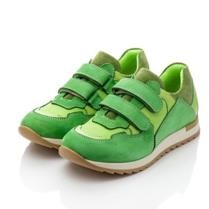 Детские кросівки Woopy Fashion зеленые для девочек натуральный нубук размер 29-31 (10263) Фото 3