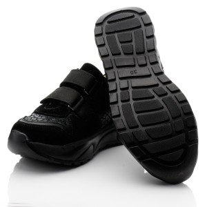 Детские кросівки Woopy Fashion черные для девочек натуральная замша размер 37-37 (10294) Фото 2