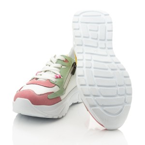 Детские кросівки Papi разноцветные для девочек натуральная кожа и нубук размер 32-39 (10445) Фото 2