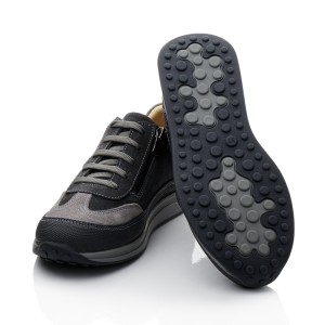 Детские кросівки Papi серые для мальчиков натуральная замша размер 38-38 (10469) Фото 2