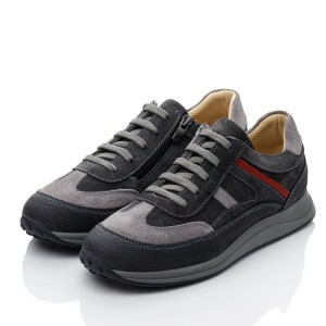 Детские кросівки Papi серые для мальчиков натуральная замша размер 38-38 (10469) Фото 3