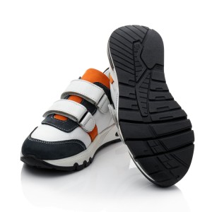 Детские кросівки Papi серые для мальчиков натуральная кожа / натуральный нубук размер 26-39 (10474) Фото 2