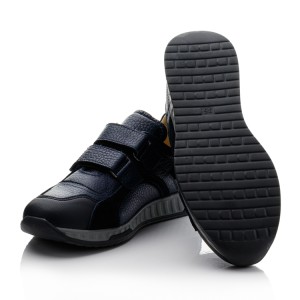 Детские кросівки Papi синие для мальчиков натуральная кожа размер 31-40 (10536) Фото 2