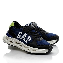 Купить детские кроссовки Gap синие для мальчика, материал современный текстиль / сетка, размеры 30-35, артикул 10624, фото 1 — Kinder Moda
