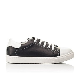 Купить детские кеды Woopy Fashion серые для мальчика, материал натуральная кожа / лаковая кожа, размеры 29-30, артикул 9005, фото 4 — Kinder Moda