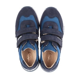 Детские кроссовки Woopy Fashion синие для мальчиков натуральный нубук размер 22-32 (9060) Фото 5